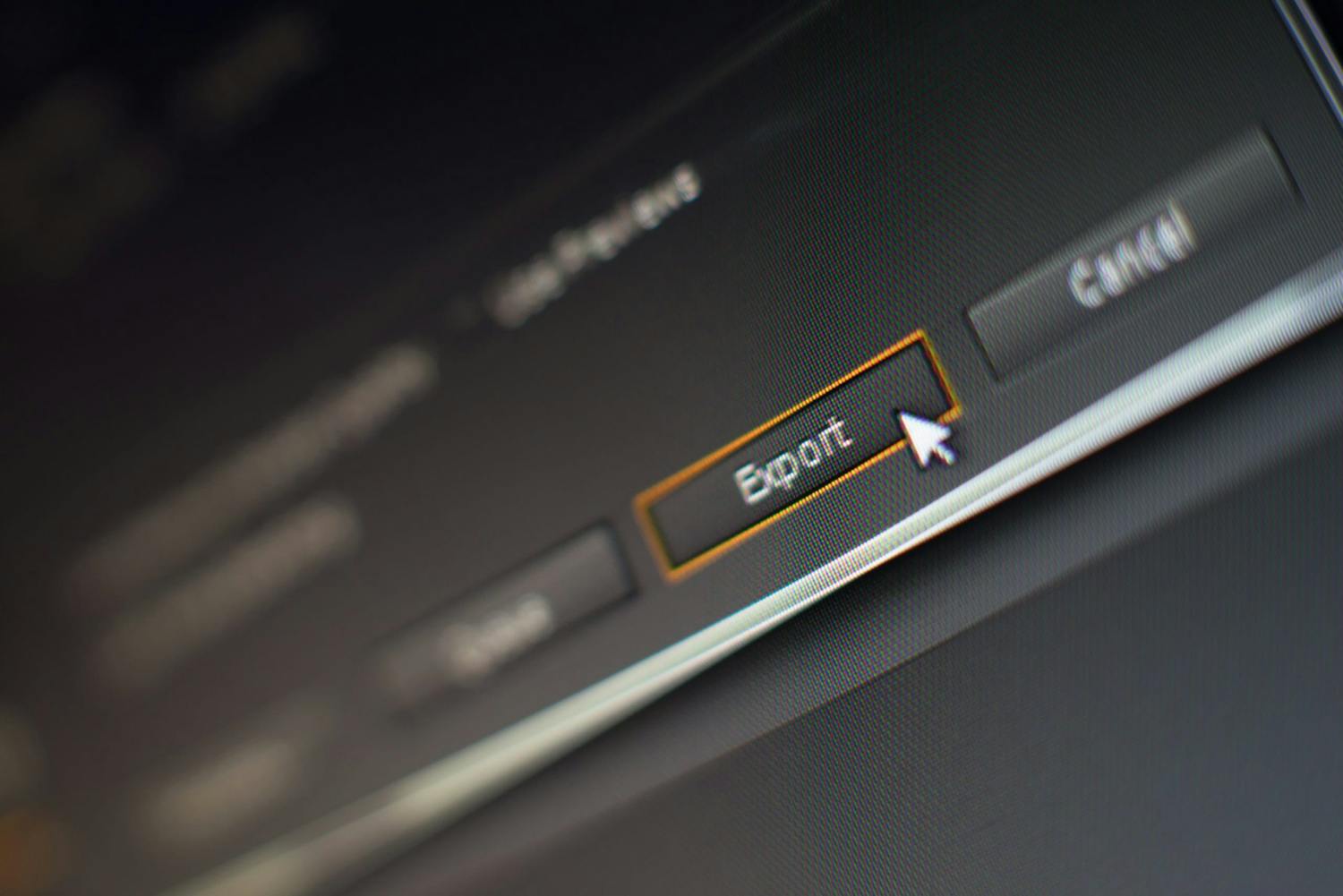iMovie er gratis hvis du har en Mac. Export-ikon i videoredigeringen.